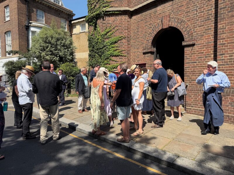 Celebrating the life of Minty Clinch at Chelsea Old Church, Wednesday 24th June 2026. Image © PlanetSKI.